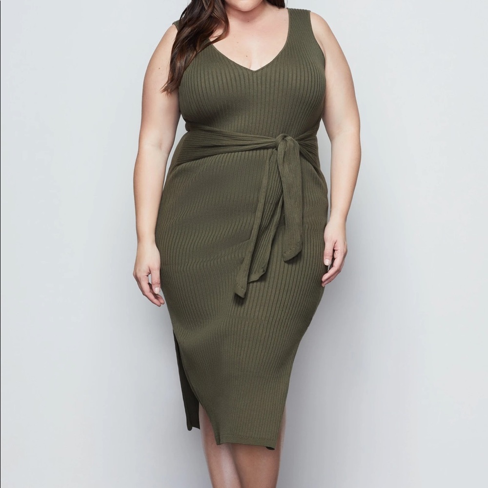 Good American Belted Body Dress